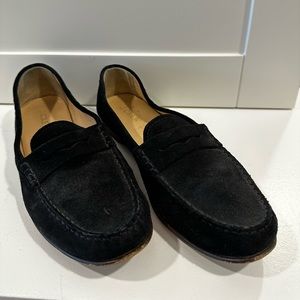 J. Crew suede loafer penny flats